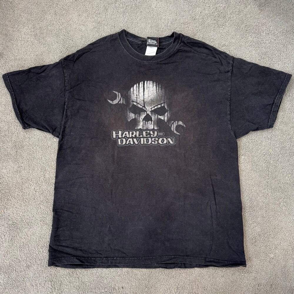 Vintage 90s Harley Davidson Myrtle Beach SC Hanes Beefy-T T Shirt XL